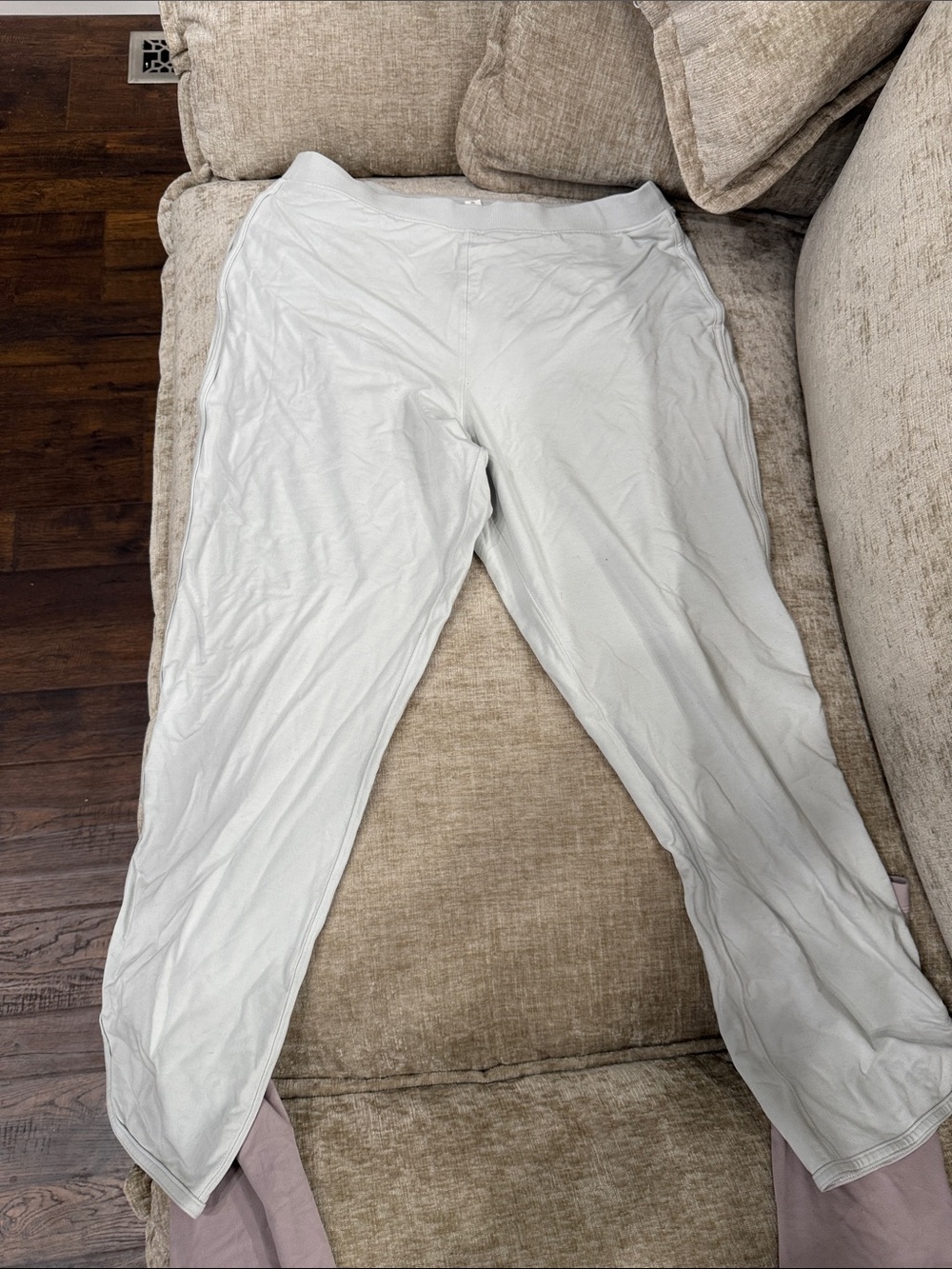 lululemon athletica Light Gray Track Pants